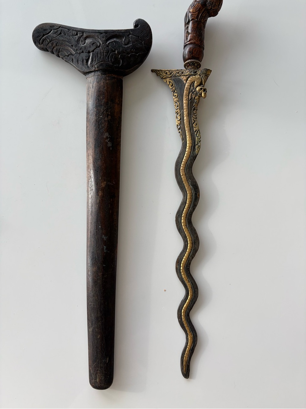 Collectible Antique Southeast Asian Keris Dagger